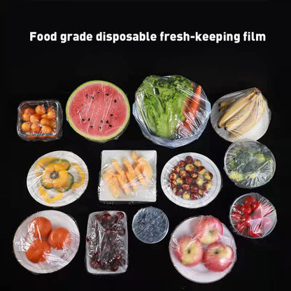 Reusable Elastic Food Covers – Durable Plastic Wrap Lids for Bowls, Plates & Kitchen Food Storage