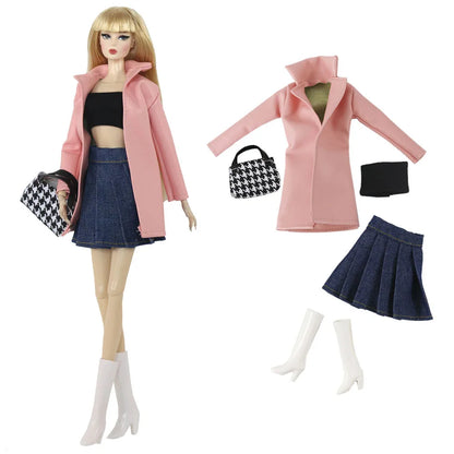 1:6 Scale Doll Clothes Set – Dress Outfit for 11.5-inch (30cm) Dolls, Multiple Styles for Girls’ Gifts