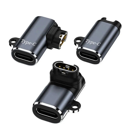 USB Type-C Charger Adapter for Garmin Fenix 7/7X/5S/6/6X/6S Pro – Smartwatch Charging Converter Accessory
