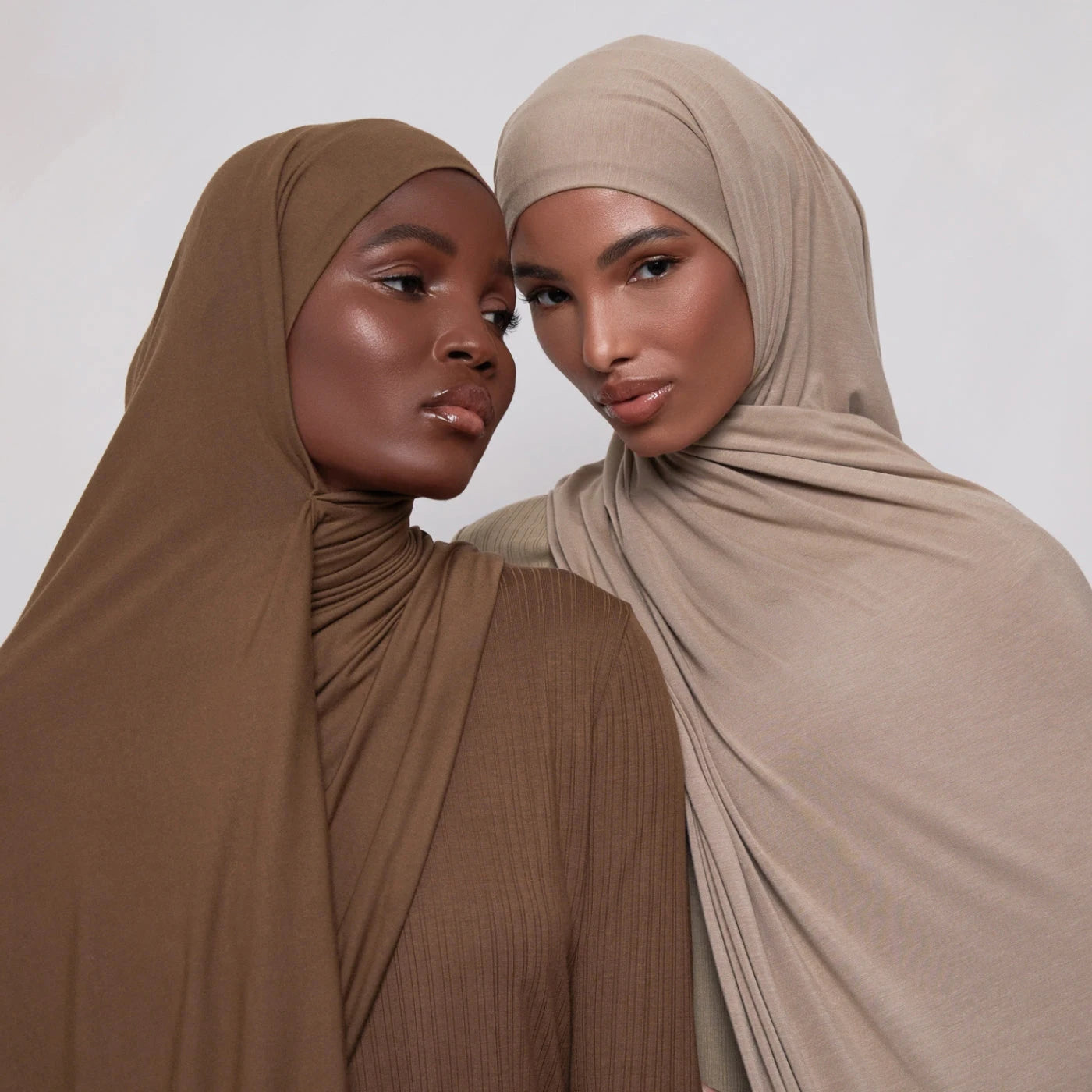 29 Color Jersey Hijab Scarf - Solid Cotton Stretch Muslim Head Wrap Turban Shawl
