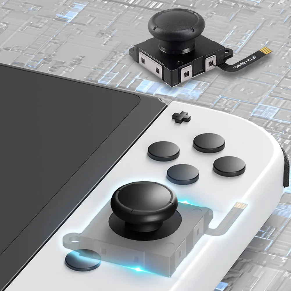 1/2PCS Hall Effect Joystick for Nintendo Switch/Lite/OLED – No Drift Analog Thumb Stick, Electromagnetic Stick