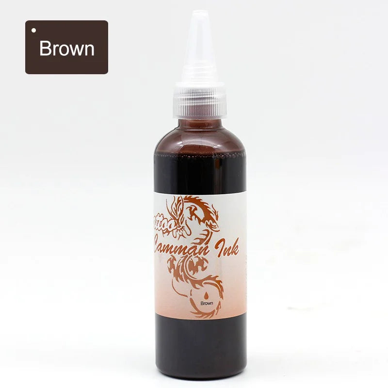 8-Color Airbrush Paint for Temporary Tattoos – 100ml Waterproof Body Art & Semi-Permanent Makeup