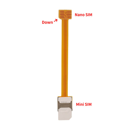 Nano 4FF SIM Card Converter - Nano to Micro 3FF Standard 2FF SIM Adapter