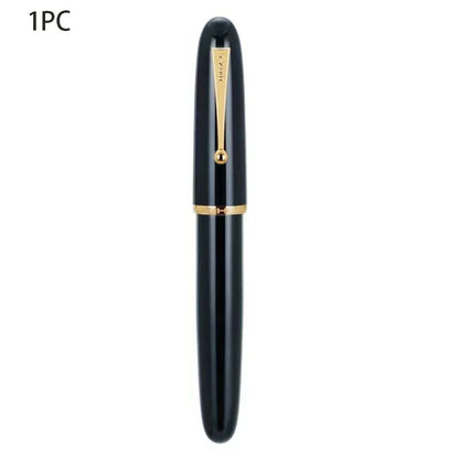 Luxury JinHao 9019 Dadao Fountain Pen – Transparent Acrylic Spin Design, 40mm Nib for Office & School Writing Supplies