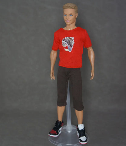 30cm Male Anime Doll Clothes – 1/6 BJD Fashion Casual Suit for KEN Dolls, DIY Reborn Toy Accessories & Gifts