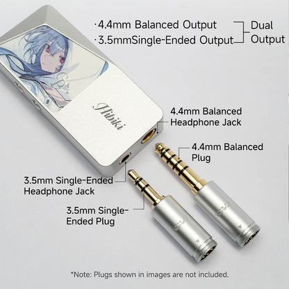 CVJ LILA&HIBIKI Portable DAC AMP - Dual ESS9039Q2M SABRE Audio Amplifier, PCM 384kHz/32bit & DSD256