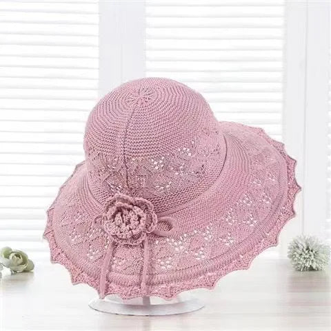 Children’s Summer Foldable Sun Hat – Korean Style Large Brim Hat with Sun Protection for Vacation and Outdoor Use