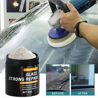 Glass Polishing Powder - Scratch Repair & Clarity Restoration for Glass Surfaces