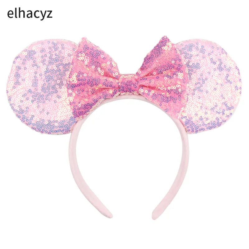 Big Classic Polka Dot Bow Minnie Mouse Ears Headband – Festival & Party Hairband for Women & Girls, Disney Trip Accessories