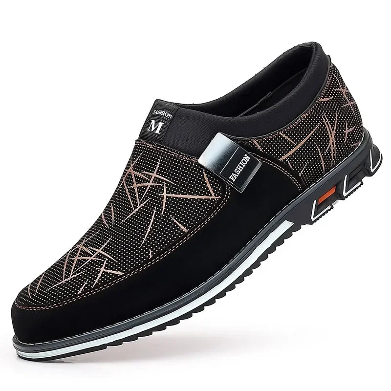 Men’s Luxury Leather Loafers - Classic Slip-On Business, Office, Formal and Party Shoes