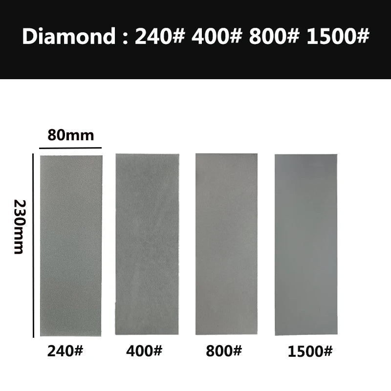 1000 Grit Diamond Plate Sharpening Stone – Large Whetstone for Professional Knife & Blade Sharpening, Apex Edge Tool