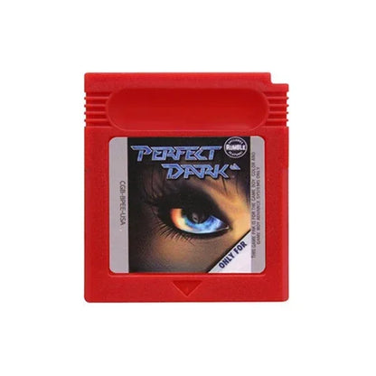 Perfect Dark GBC Game Cartridge (With Battery) — 8 Color Shells — USA Version — 16-Bit Game Card