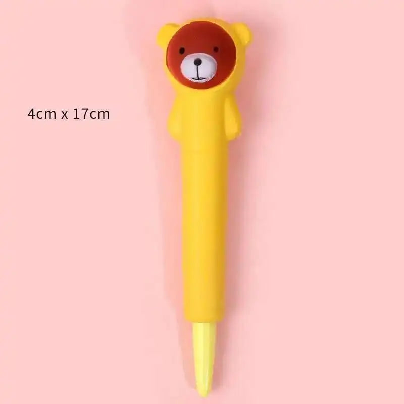 Cute Soft Gel Pen – Kawaii Cartoon Pen for School, Office, and Creative Stationery Supplies