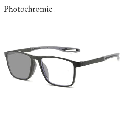 TR90 Photochromic Blue Light Reading Glasses – Ultralight Sports Eyewear for Men & Women, +1.0 to +4.0 Farsighted Lenses