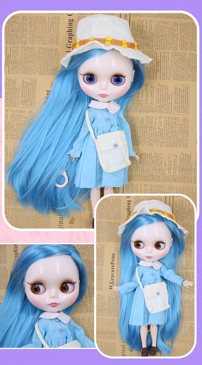 ICY DBS Blyth Doll – 1/6 Joint Body BJD Anime Doll, 30cm White Skin Matte Face Special Combo Toy