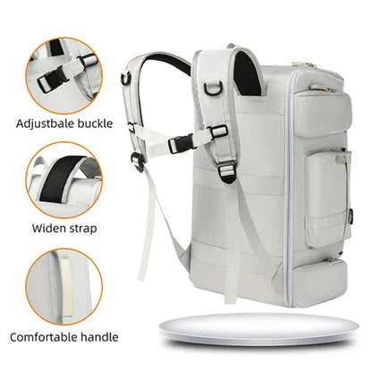 Large Capacity Gym Bag – Travel Backpack with Wet/Dry Separation, Shoulder Bags for Yoga, Fitness & Outdoor Sports