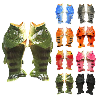 Funny Fish Slippers - Unisex Family Summer Beach Sandals