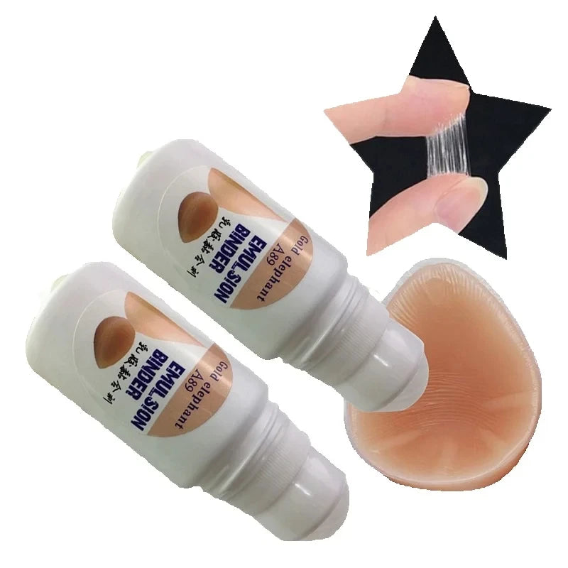 Gold Elephant A89 Silicone Breast Glue – Invisible Emulsion Binder & Water-Resistant Chest Stickers for Crossdressers