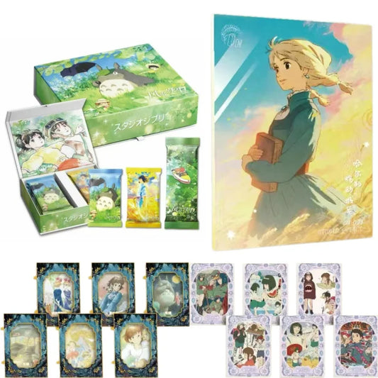 2026 Miyazaki Hayao Series Trading Card Booster Box – Complete Anime Card Set for Kids, Tabletop Hobby & Birthday Gift Collection