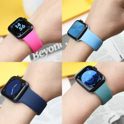 Silicone Sport Band for Apple Watch — Fits Ultra 2/3 & Series 11–SE (40–49mm)