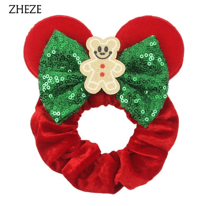Velvet Mouse Scrunchies - Cute Elastic Ponytail Holders & Hair Accessories for Girls