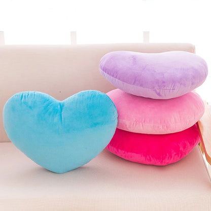 Cute Heart-Shaped Plush Pillow – Soft Sleeping Cushion for Living Room Decor, Valentine’s Day Gifts, Comfortable Sofa Pillow (15/20/30cm)