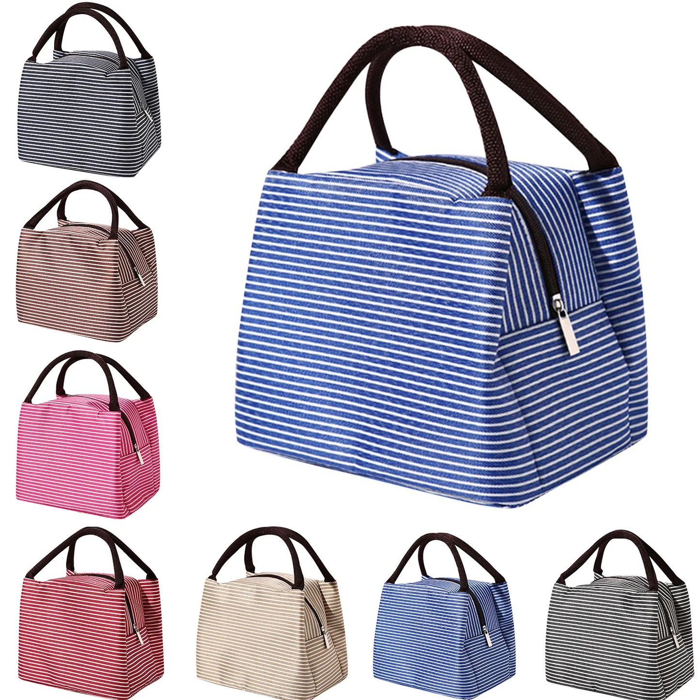 Insulated Lunch Cooler Bag - Portable Thermal Food Storage Tote for Work, School & Travel