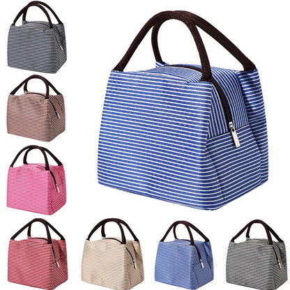 Insulated Lunch Cooler Bag - Portable Thermal Food Storage Tote for Work, School & Travel