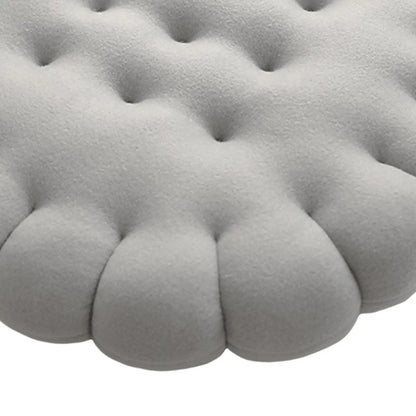 Biscuit-Shaped Decorative Cushion – Comfy Seating Pillow for Balcony & Gift Idea