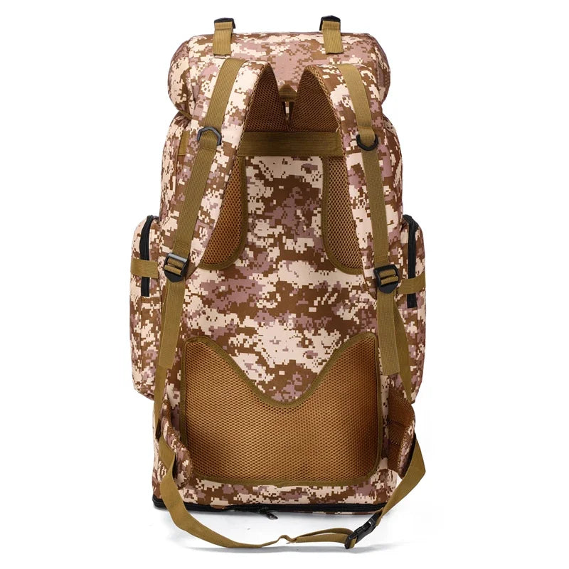 80L/100L Mountaineering Tactical Backpack - Large Outdoor Hiking, Camping & Travel Bag