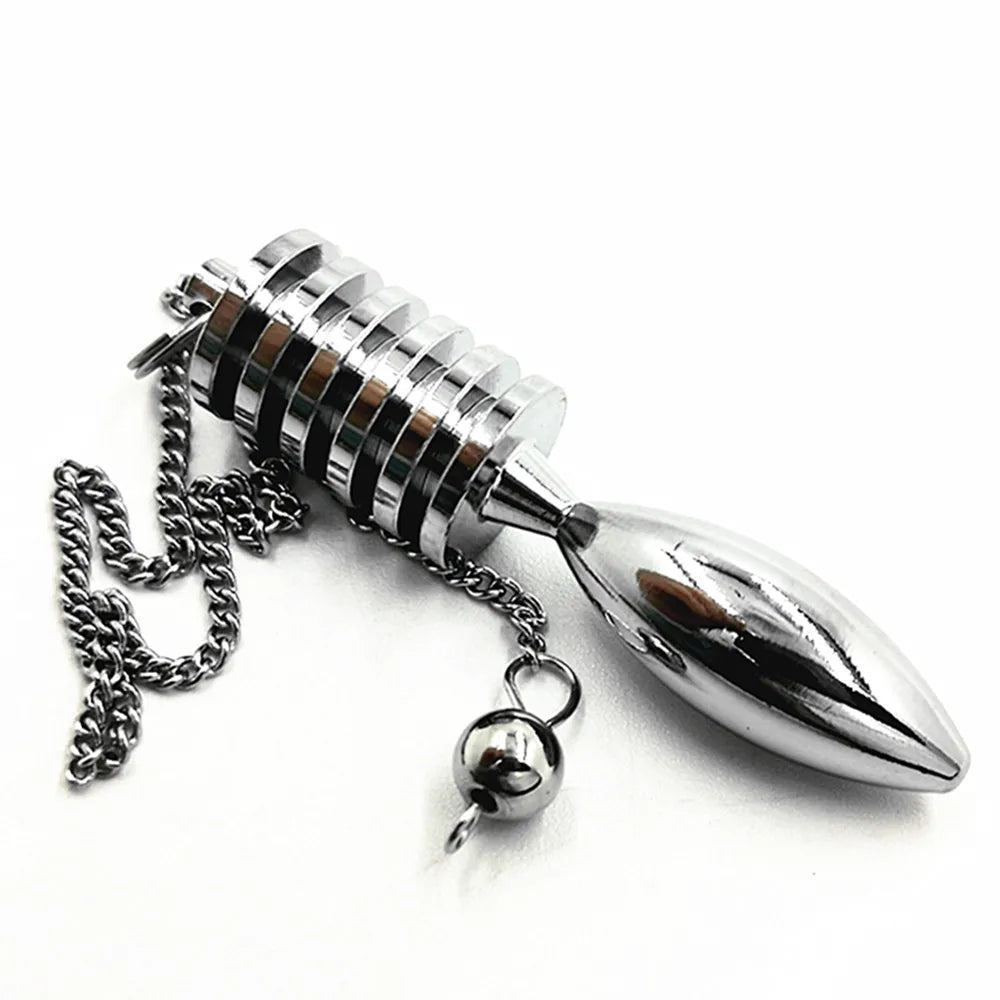 # Brass Isis Pendulum - Pointed Cone Dowsing & Divination Pendant