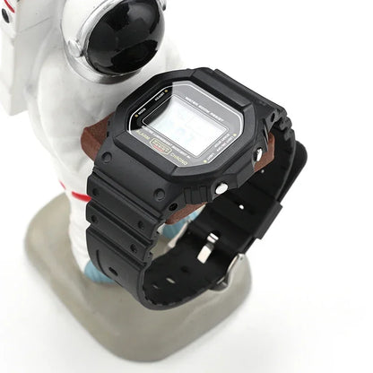 Rubber Resin Watch Case and Strap for Casio G-Shock - Replacement Band for DW-5600, GW-M5610, GW-B5600 and G-5600 Models