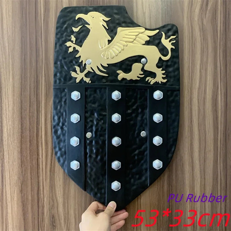 1:1 Breath of the Wild Link Shield – PU Rubber Cosplay Weapon Toy & Halloween Prop