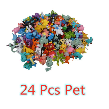 Pokemon Figure Toy Collection - Pikachu Anime Action Figures Model Decorations for Kids Christmas Gift