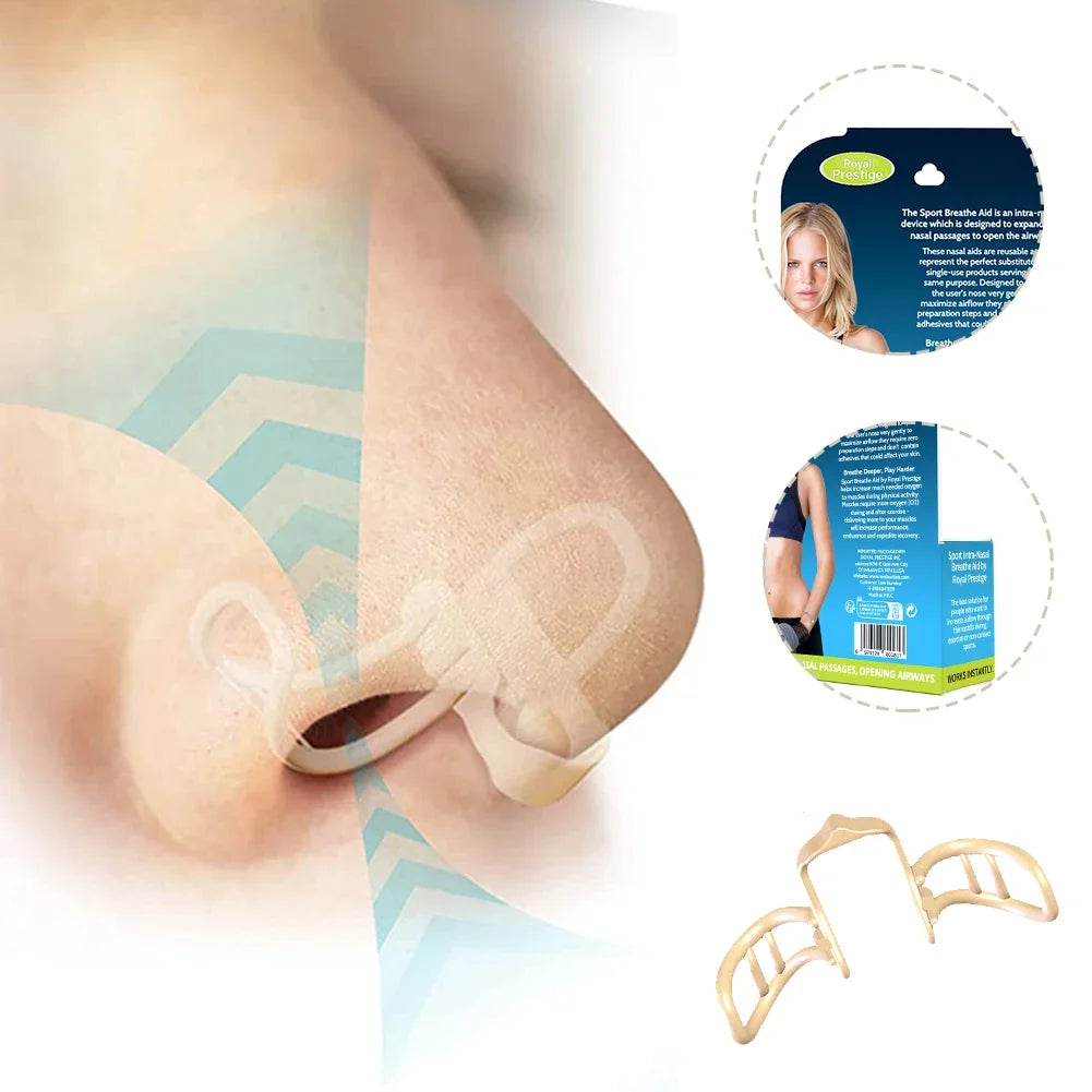 Snore Stopper Nasal Dilator - Silicone Anti-Snoring Nose Clip to Increase Airflow and Improve Sleep Quality