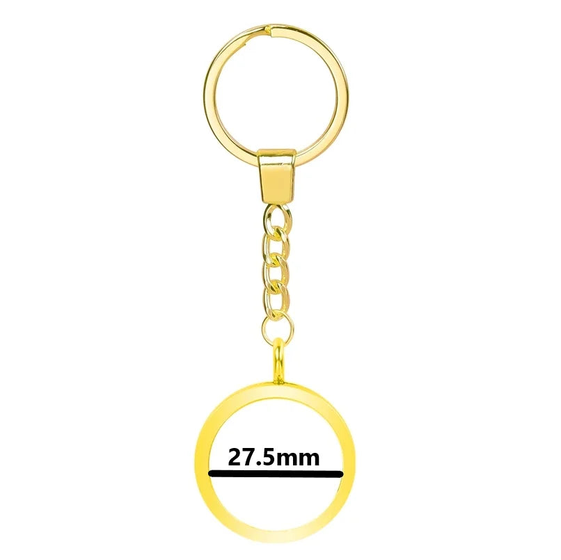 25-40mm Round Openable Reliquary Locket - Photo Memory Pendant, Cremation Ashes Keepsake, Glass Keychain & Memorial Jewelry