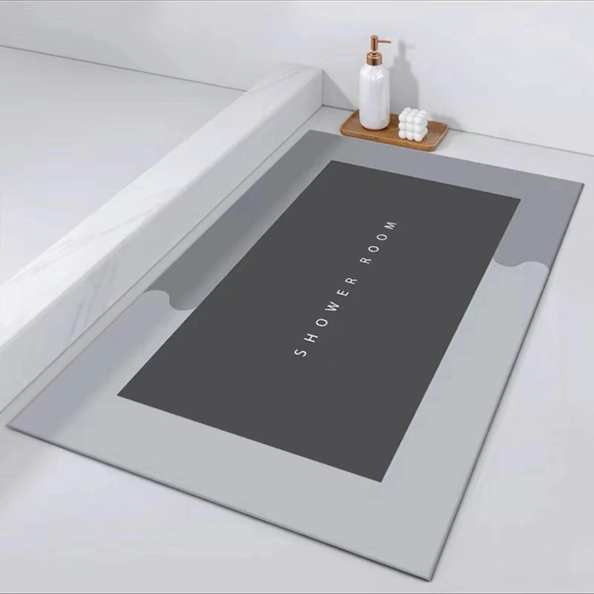 Cute Diatom Super Absorbent Bathroom Mat – Cartoon Non-Slip Mud Toilet Pad, Quick-Drying Floor Mat