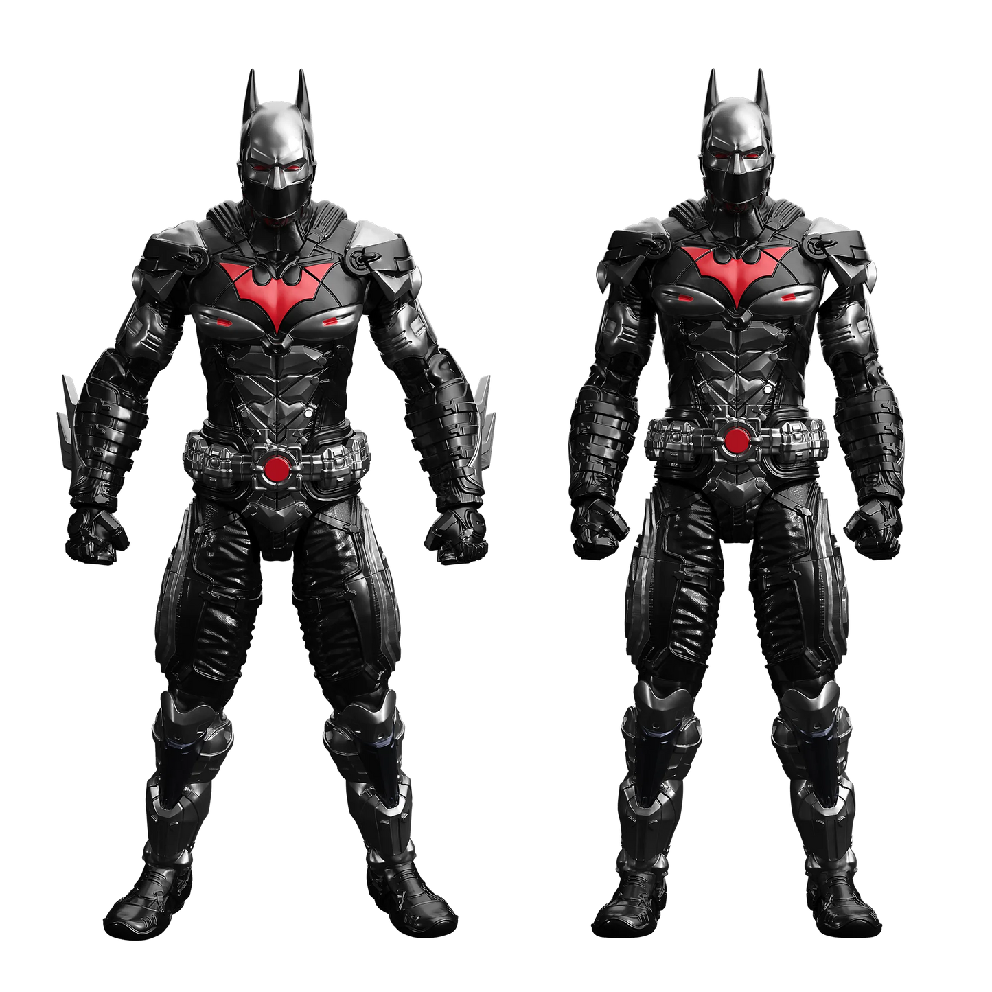 Rouno Original Batman Arkham Knight Deathstroke and Red Hood Blocks - DIY Building Action Figures, Perfect Model Dolls for Kids