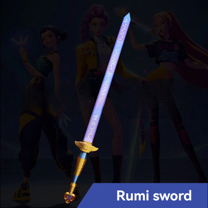 Kpop Rumi Sword Cosplay Prop – Demon Hunter Roleplay Outfit Accessory for Men and Women, Halloween and Carnival Costume