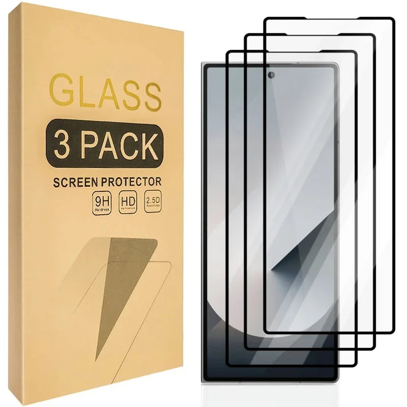 Tempered Glass Screen Protector for Samsung Galaxy Z Fold 6/5/4/3 – Anti-Scratch Protective Film Cover