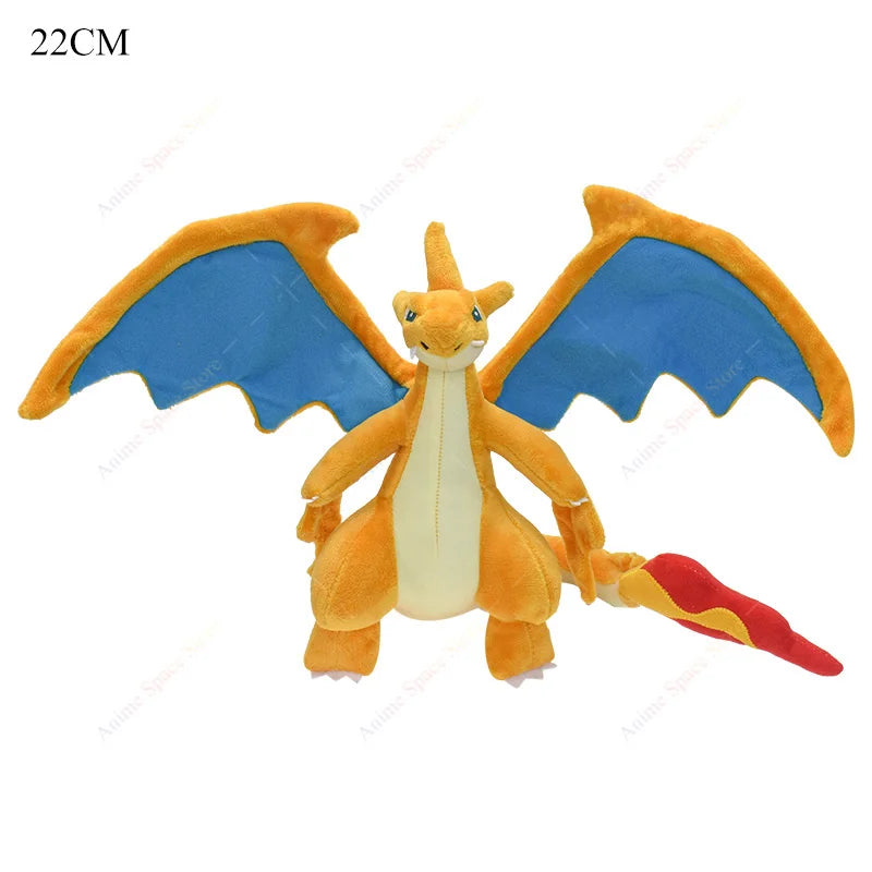 Pokémon Plush Toy Set Shiny Gyarados Charizard Mega Rayquaza Lucario Ho-Oh Zorua Butterfree Anime Stuffed Animals Kids Christmas Gift Plushies