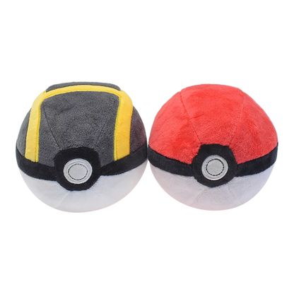 Master Ball, Great Ball & Ultra Ball Plush Toys – Soft Stuffed Backpack Pendant & Birthday Decoration Gift