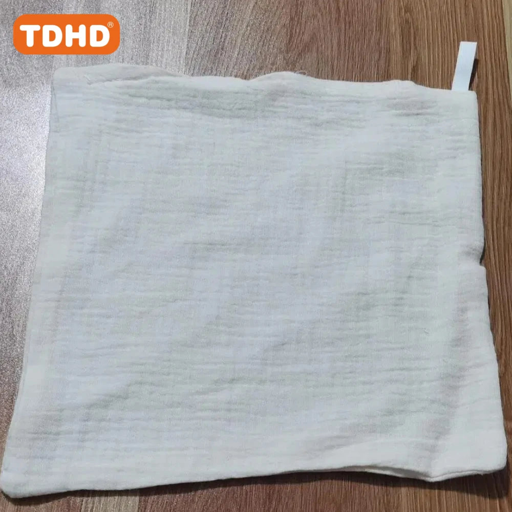 TDHD 5PCS Baby Towels – Soft Cotton Muslin Squares for Newborns, Infant Hand, Bath, Shower, and Face Use