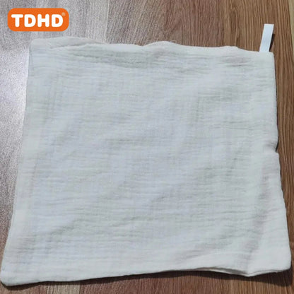 TDHD 5PCS Baby Towels – Soft Cotton Muslin Squares for Newborns, Infant Hand, Bath, Shower, and Face Use