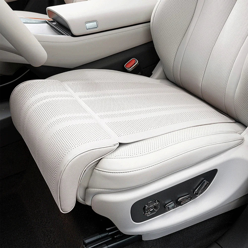 Universal Car Seat Cushion with Leg Support - Seat Protector Cover and Extension Rest