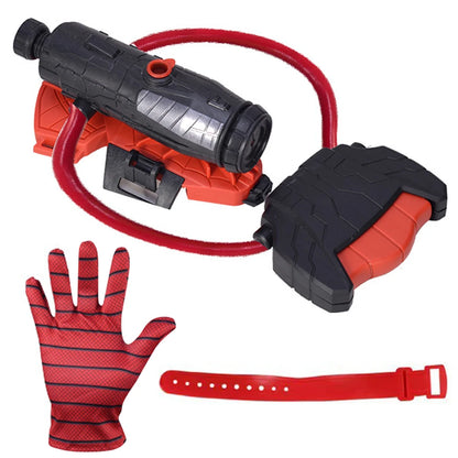 Spider Web Shooter Toy – Superhero Wrist Water Blaster Gun with Glove, Fun Squirt Water Fighting Toy for Kids & Adults Outdoor Play