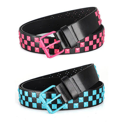 Unisex Rivet Belt - Punk HipHop Y2K Rock Style Streetwear Belt for Men and Women