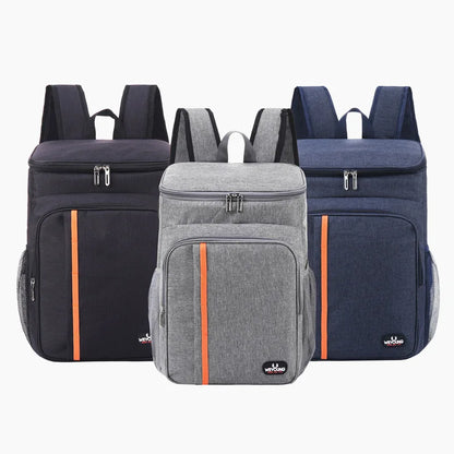 18L Portable Thermal Lunch Bag – Durable Waterproof Insulated Cooler for Food, Camping, and Outdoor Ice Storage Backpack