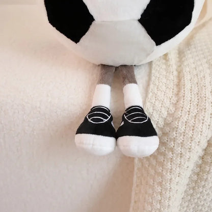 CM Sports Plush Toy — Football & Basketball Dolls, Creative Pillow & Interactive Pet Ball for Dogs & Cats