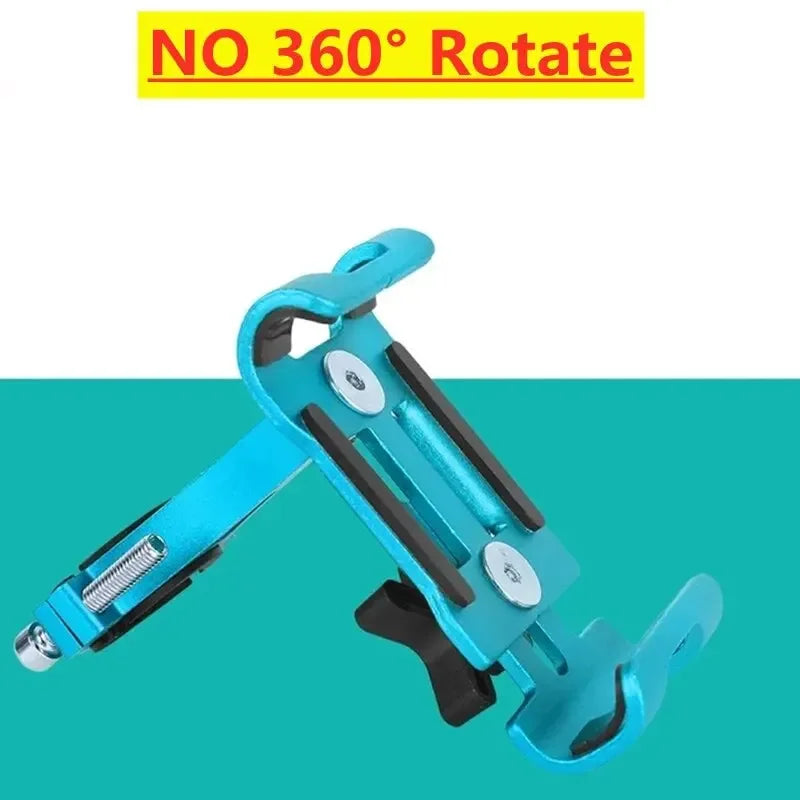 Metal Motorcycle & Bike Phone Holder – Aluminum Anti-Slip Bracket, Universal GPS Clip for All Smartphones